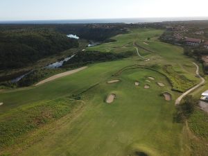 Casa De Campo (Dye Fore) Chavon Aerial 7th Green